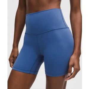 NWT Lululemon Align No Line High Rise Short 6” - Brilliant Blue